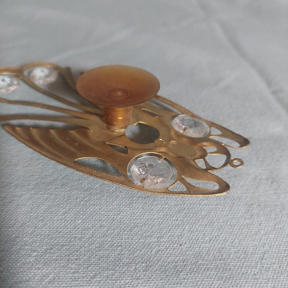 Vintage  AVON Brand---  Sun Catcher-- 1999   "ANGEL"   Gold-Plated Metal Frame - Picture 3 of 8